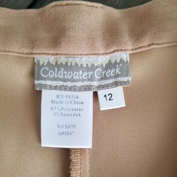 Coldwater Creek Vintage 90s Suede Tan Pants - Picture 2 of 4